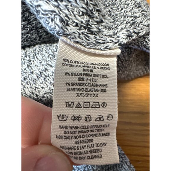 Free People Too Good Gray Long Sleeve Pullover Knit Sweater Size M - Picture 6 of 8